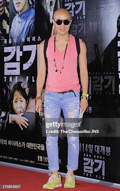 Hong Seok-Chun attends the 'The Flu' VIP press screening at Wangsimni CGV on August 7, 2013 in Seoul, South Korea.