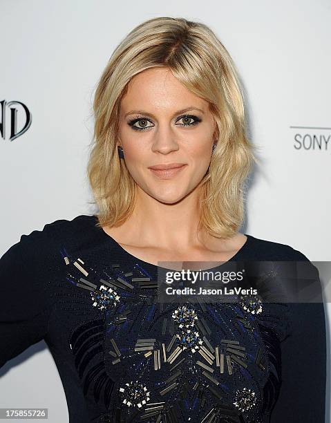 Actress Georgia King attends the premiere of "Austenland" at ArcLight Hollywood on August 8, 2013 in Hollywood, California.