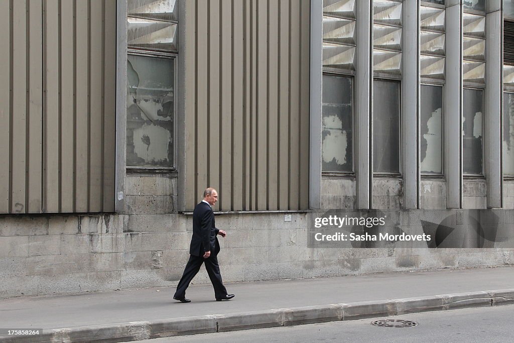 Russian President Putin Attends Funeral Of Anatoly Rakhlin