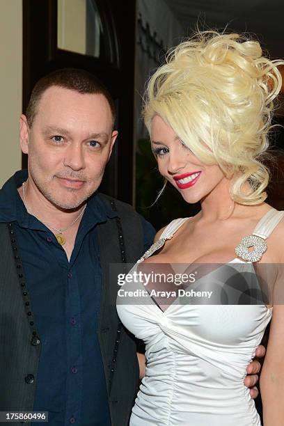 Doug Hutchison and Courtney Stodden attend an exclusive party to celebrate the launch of "Passion and Pleasure" hosted by Tracey Jewel, executive...