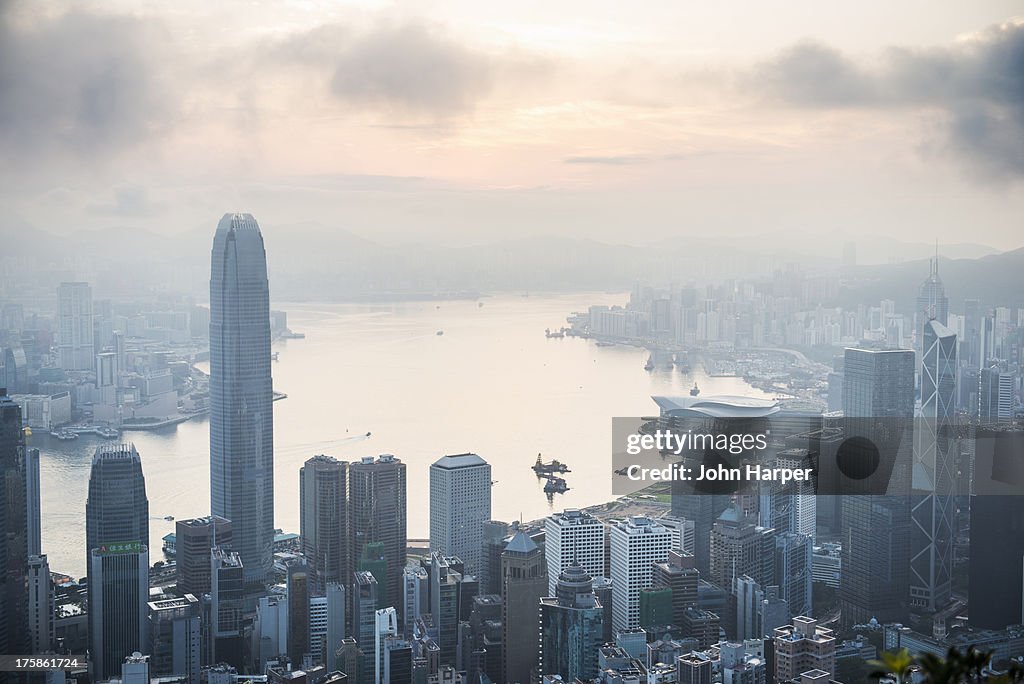 Skyline, Hong Kong.