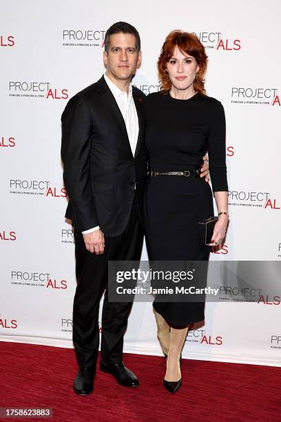 Panio Gianopoulos and Molly Ringwald attend the Project ALS 25th Anniversary Gala at Jazz at Lincoln Center on October 26, 2023 in New York City.