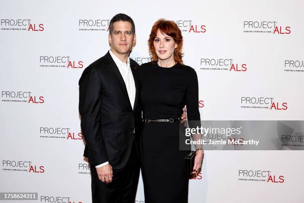 Panio Gianopoulos and Molly Ringwald attend the Project ALS 25th Anniversary Gala at Jazz at Lincoln Center on October 26, 2023 in New York City.