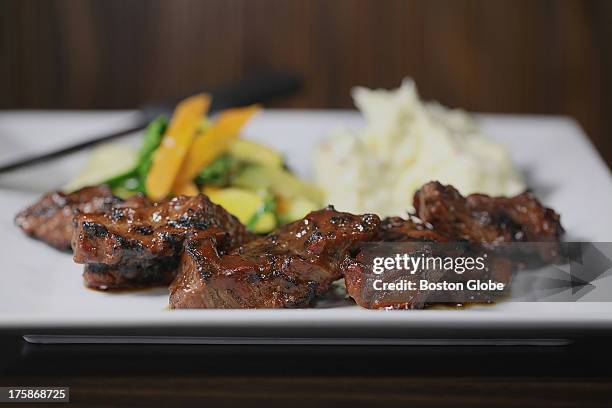 Steak tips from Brewed Coalition in Newton, Thursday, May 30, 2013.