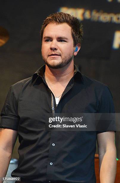 Mike Eli of Eli Young Band performs at "FOX & Friends" All American Concert Series outside of FOX Studios on August 9, 2013 in New York City.