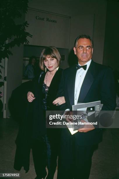 American actress and director Lee Grant with producer Joel Dean at the AFI Life Achievement Award ceremony, Los Angeles, 12th March 1992. The honoree...