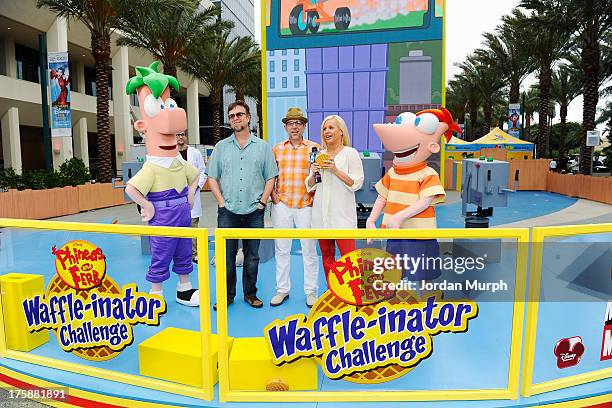 Disney Channel unveils Dr. Doofenshmirtz's most wacky "-inator" yet -- "The Waffle-inator" -- a spectacular 40-foot high interactive game, combining...