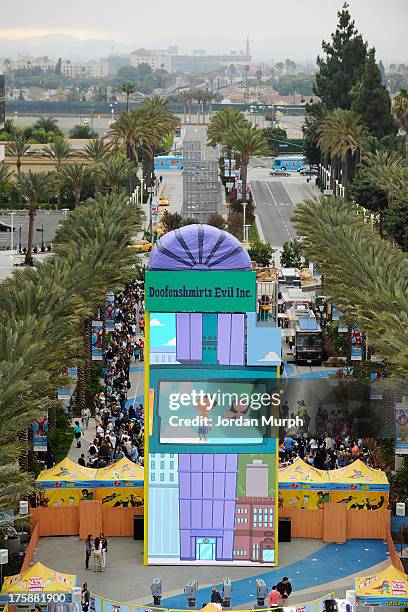 Disney Channel unveils Dr. Doofenshmirtz's most wacky "-inator" yet -- "The Waffle-inator" -- a spectacular 40-foot high interactive game, combining...