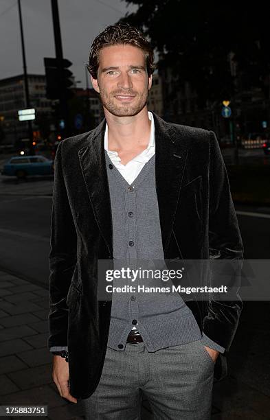 Arne Friedrich attends the Sky Bundesliga Season Opening Party at Heart on August 9, 2013 in Munich, Germany.