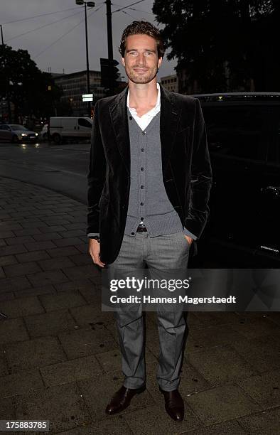 Arne Friedrich attends the Sky Bundesliga Season Opening Party at Heart on August 9, 2013 in Munich, Germany.