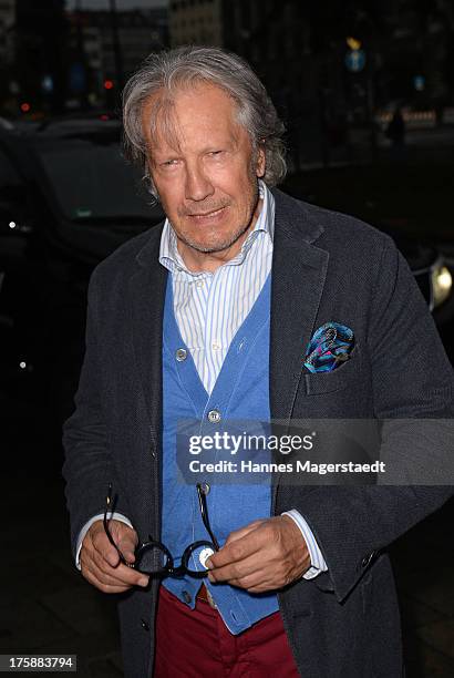 Actor Bernd Herzsprung attends the Sky Bundesliga Season Opening Party at Heart on August 9, 2013 in Munich, Germany.