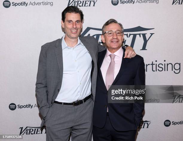 Marc Weinstock, President of Worldwide Marketing & Distribution at Paramount Pictures and Josh Goldstine, President of Worldwide Marketing, Warner...
