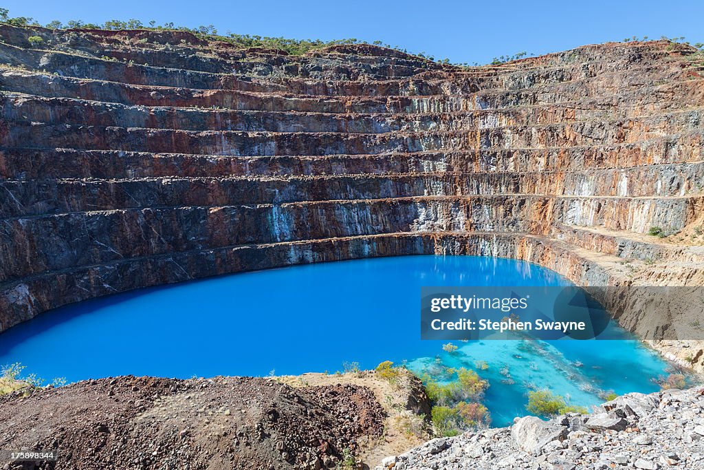Huge Open Cut Uranium Mine