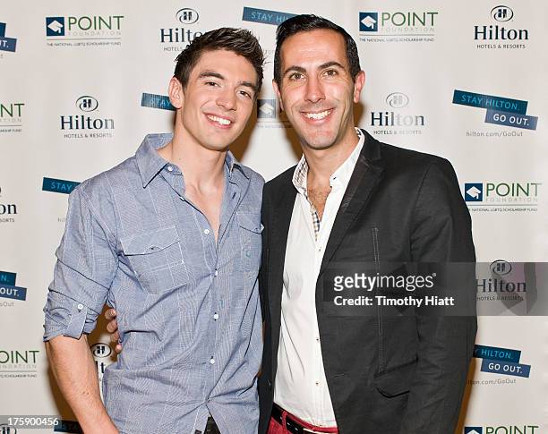 Steve Grand and John Forrest Ales at Hilton Chicago to kick off North Halsted Market Days. The event was sponsored by Hilton Hotels & Resorts to...