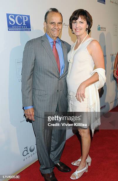 Baseball coach Joe Torre and wife Alice Wolterman attend the 13th Annual Harold And Carole Pump Foundation Gala Honoring Jamie Foxx, Shaquille...