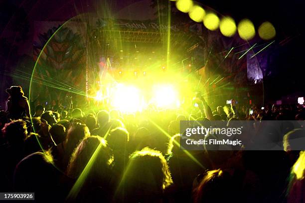 Pretty Lights performs at the Twin Peaks Stage during day 1 of the 2013 Outside Lands Music and Arts Festival at Golden Gate Park on August 9, 2013...