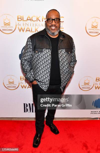 Marvin Sapp attends Black Music and Entertainment Walk of Fame 50th Year of Hip Hop Celebration at The Biltmore on October 26, 2023 in Atlanta,...