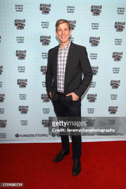Benjamin Eakeley attends the Toronto premiere of the North American tour of "Jagged Little Pill" at Princess of Wales Theatre on October 26, 2023 in...