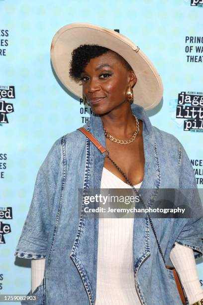 Jewelle Blackman attends the Toronto premiere of the North American tour of "Jagged Little Pill" at Princess of Wales Theatre on October 26, 2023 in...