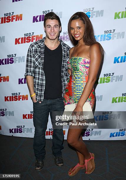 Actors Daniel Lipshutz and Taelyr Robinson attend the 102.7 KIIS-FM's Teen Choice Awards pre-party at the W Los Angeles - Westwood on August 9, 2013...