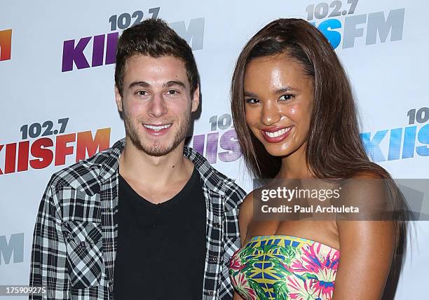 Actors Daniel Lipshutz and Taelyr Robinson attend the 102.7 KIIS-FM's Teen Choice Awards pre-party at the W Los Angeles - Westwood on August 9, 2013...