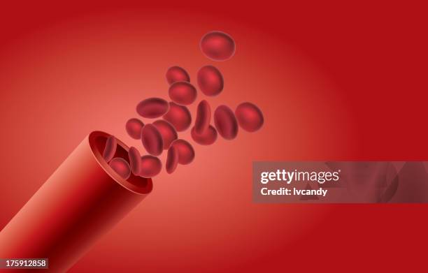 blood vessel - cell anemia stock illustrations