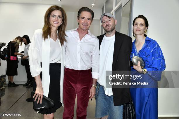 Desiree Gruber, Kyle Maclachlan and Demna Gvasalia