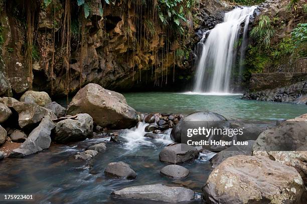 annandale falls - insel grenada stock-fotos und bilder