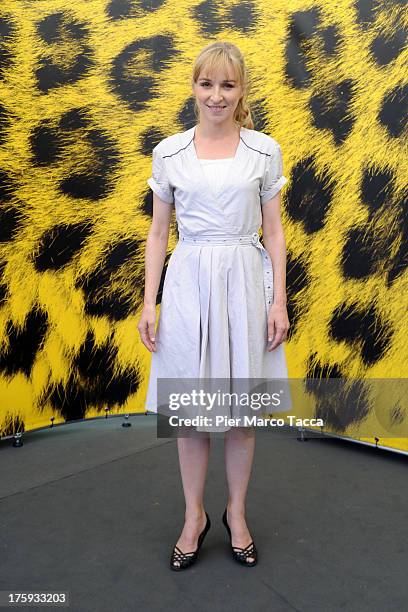 Sonja Ricther attends 'The Keeper of Lost Causes' photocall during the 66th Locarno Film Festival on August 10, 2013 in Locarno, Switzerland.