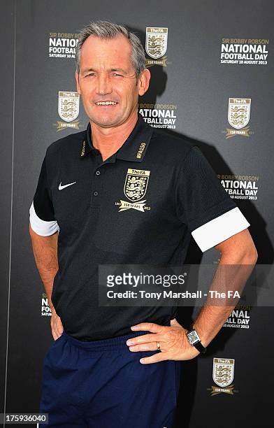 George Burley FA Ambassador during Women's football celebrates The FA's Sir Bobby Robson National Football Day - Midlands at St George's Park on...