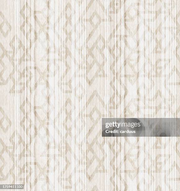 seamless wood textured rhombic pattern - wainscoting background stock illustrations