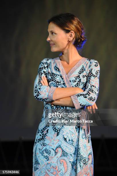 Actress Virginie Ledoyenattends a photocall during the 66th Locarno Film Festival on August 10, 2013 in Locarno, Switzerland.