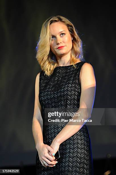 Actress Brie Larson attends a photocall during the 66th Locarno Film Festival on August 10, 2013 in Locarno, Switzerland.