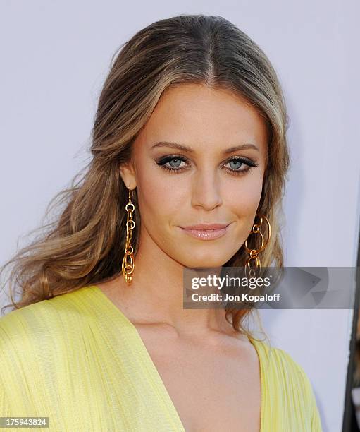 Actress Christine Marzano arrives at the Los Angeles Premiere "Paranoia" at DGA Theater on August 8, 2013 in Los Angeles, California.