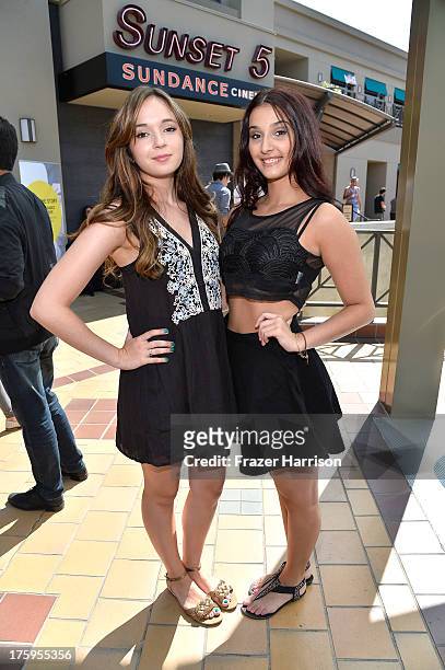 Actresses Gina Piersanti and Giovanna Salimeni attend "It Felt Like Love" premiere during NEXT WEEKEND, presented by Sundance Institute at Sundance...