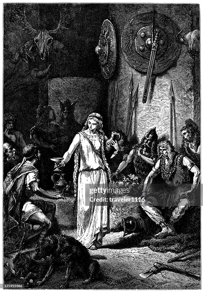 Gyptis Giving The Wine To Euxenes