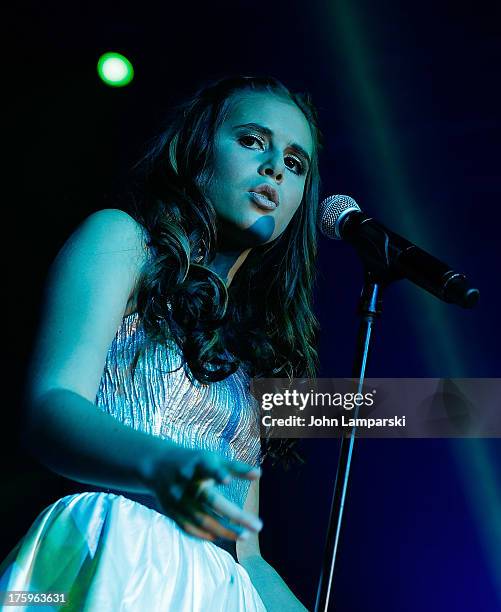 Carly Rose Sonenclar performs at the Best Buy Theater on August 10, 2013 in New York City.