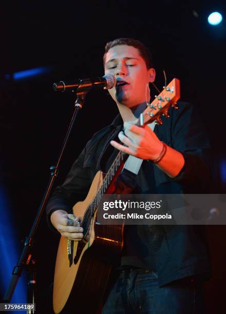 Musician Cris Cab performs at Best Buy Theater on August 10, 2013 in New York City.
