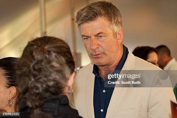 Alec Baldwin attends 9th Annual Authors Night at The East Hampton Library on August 10, 2013 in East Hampton, New York.