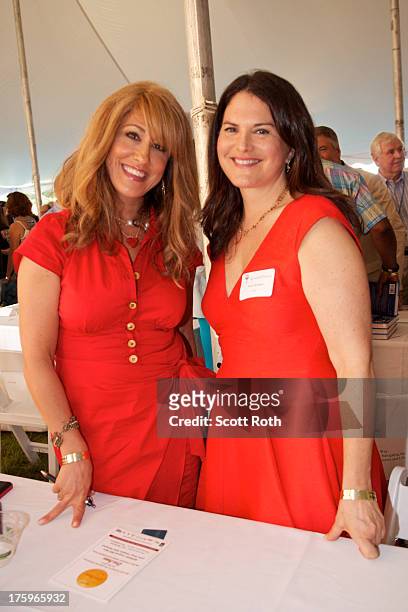 Dr. Suzanne Steinbaum and Susan Spungen attends 9th Annual Authors Night at The East Hampton Library on August 10, 2013 in East Hampton, New York.