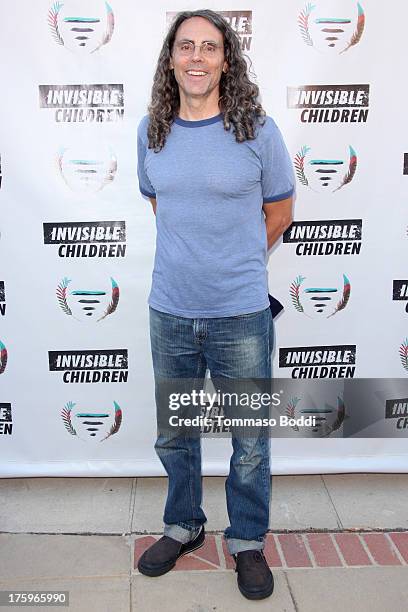 Comedian Tom Shadyac attends the Invisible Children's 4th Estate Leadership summit held at UCLA on August 10, 2013 in Los Angeles, California.