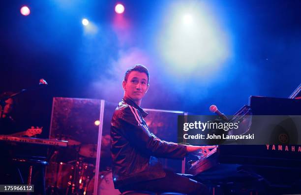 Michael Pollack performs at the Best Buy Theater on August 10, 2013 in New York City.