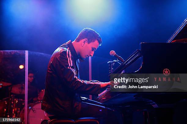 Michael Pollack performs at the Best Buy Theater on August 10, 2013 in New York City.