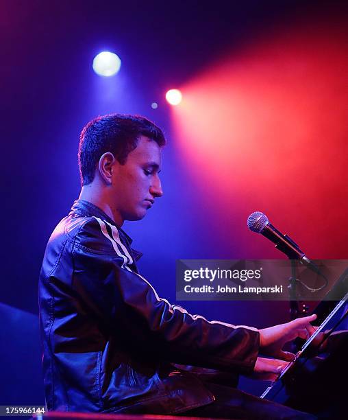 Michael Pollack performs at the Best Buy Theater on August 10, 2013 in New York City.