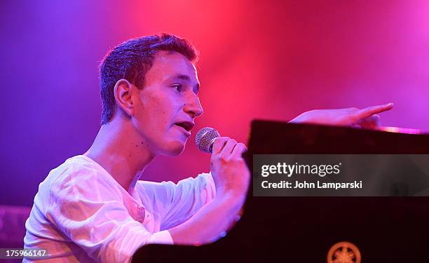 Michael Pollack performs at the Best Buy Theater on August 10, 2013 in New York City.