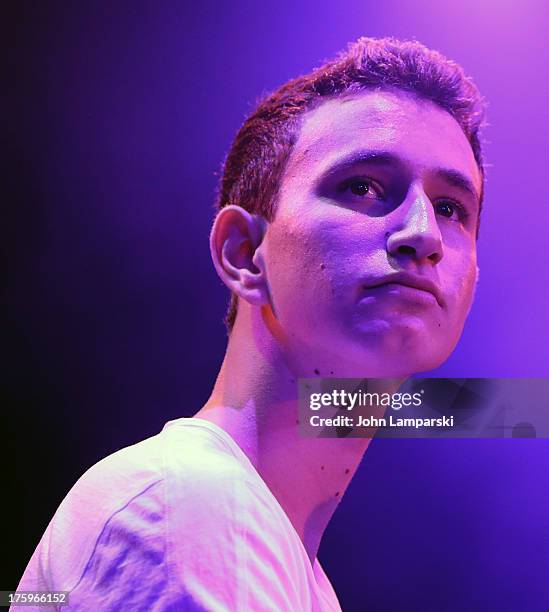 Michael Pollack performs at the Best Buy Theater on August 10, 2013 in New York City.