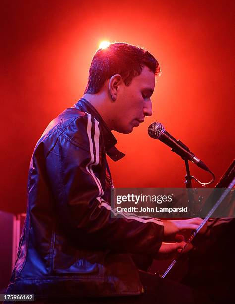 Michael Pollack performs at the Best Buy Theater on August 10, 2013 in New York City.