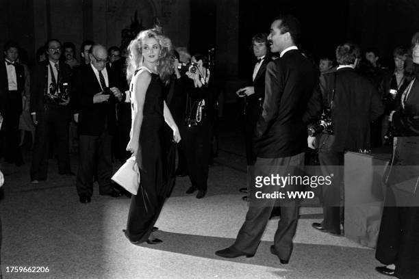 Cornelia Guest and guests attend an event at the Metropolitan Museum of Art in New York City on December 3, 1984.