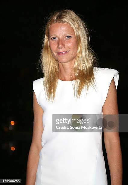 Gwyneth Paltrow attends a Private Dinner Celebrating the 9th Annual Authors Night at Private Residence on August 10, 2013 in East Hampton, New York.
