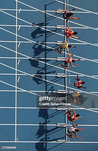 Pascal Martinot-Lagarde of France, Wenjun Xie of China, Xaysa Anousone of Laos, Jorge McFarlane of Peru, Wayne C. Davis II of Trinidad and Tobago,...